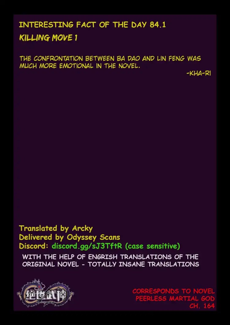 God of Martial Arts Chapter 84.1 page 10 - Chapter 84.1: Killing Move
