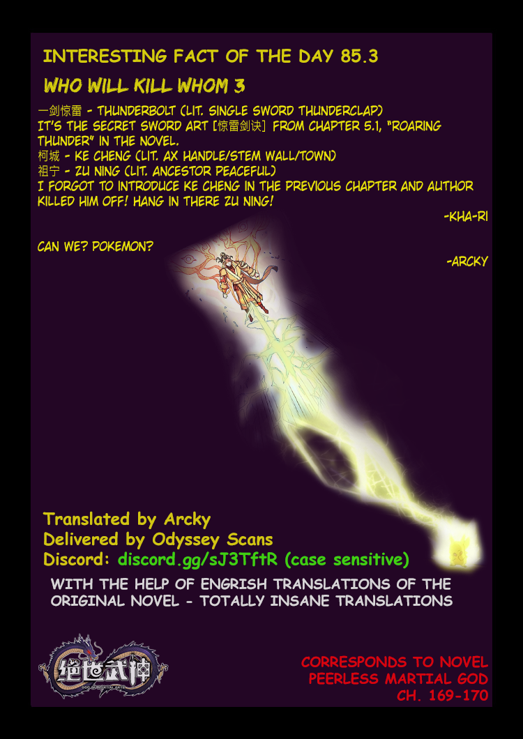 God of Martial Arts Chapter 85.3 page 9 - Chapter 85.3: Who Will Kill Whom(3)