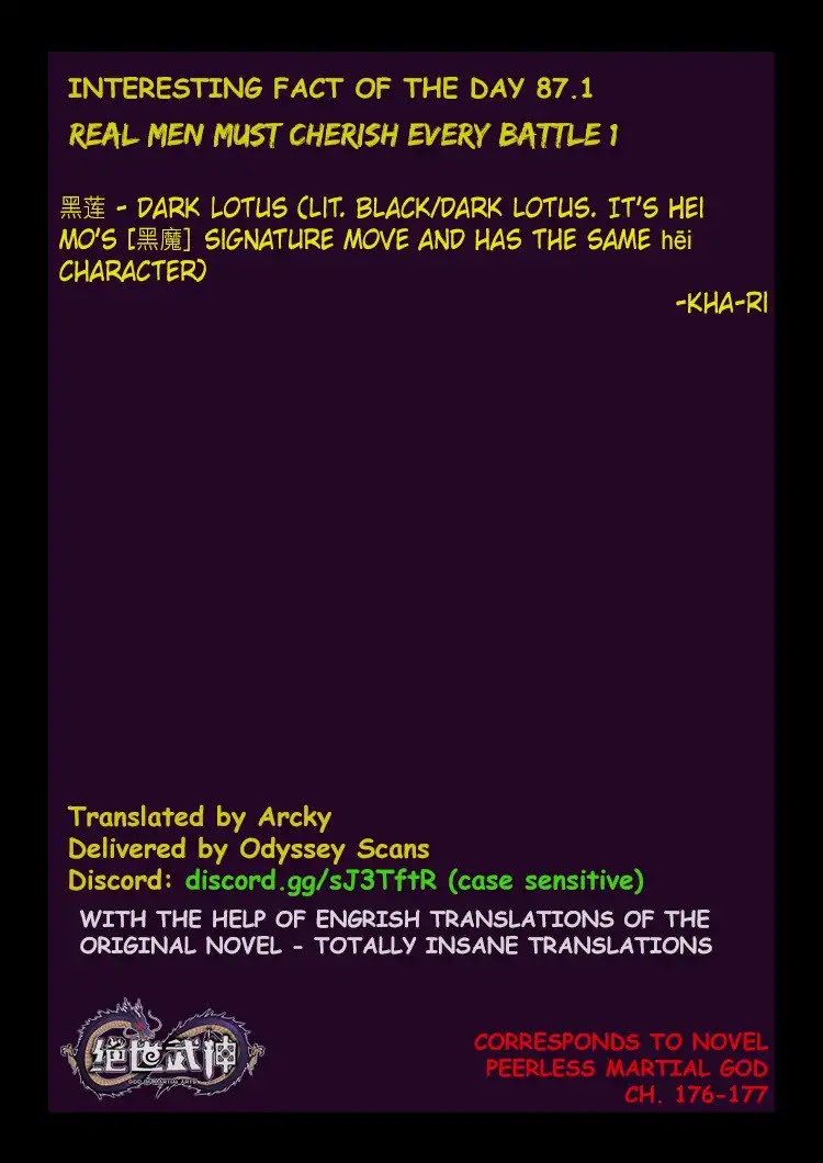God of Martial Arts Chapter 87.1 page 10 - Chapter 87.1: Real Men Must Cherish Every Battle (1)