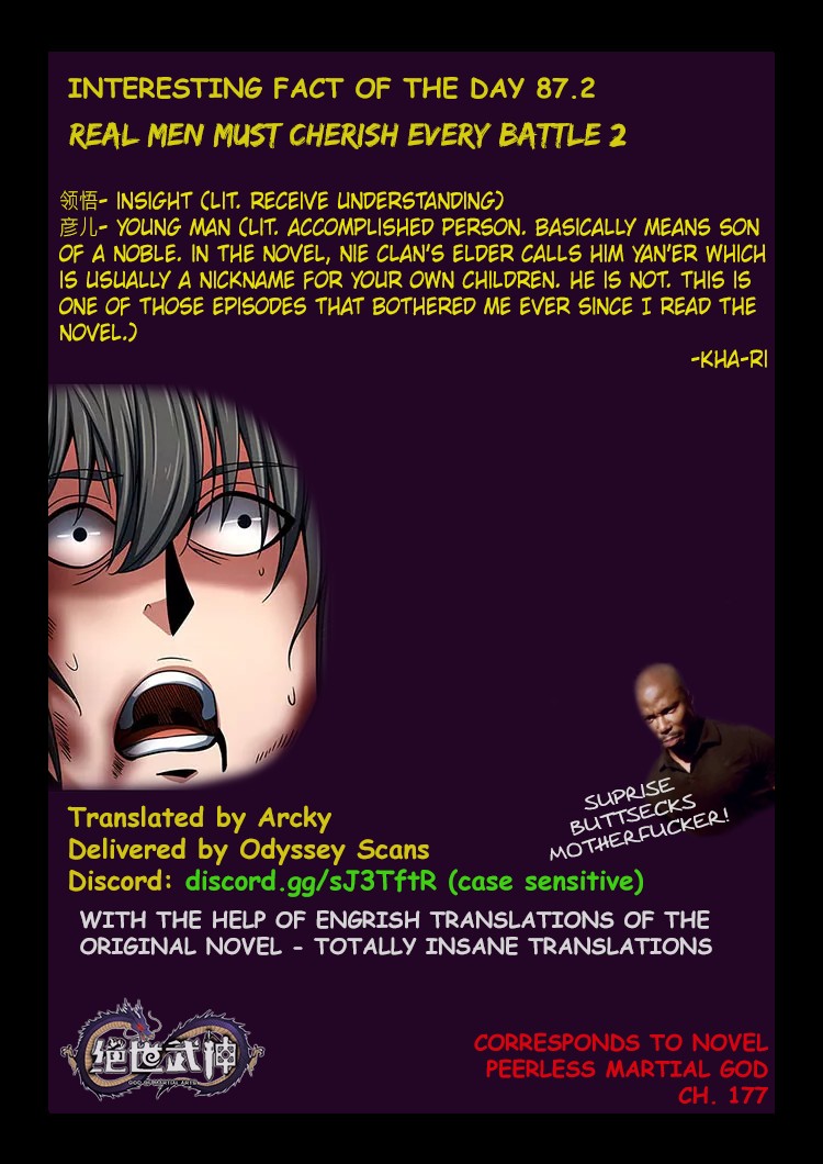 God of Martial Arts Chapter 87.2 page 9 - Chapter 87.2: Real Men Must Cherish Every Battle (2)