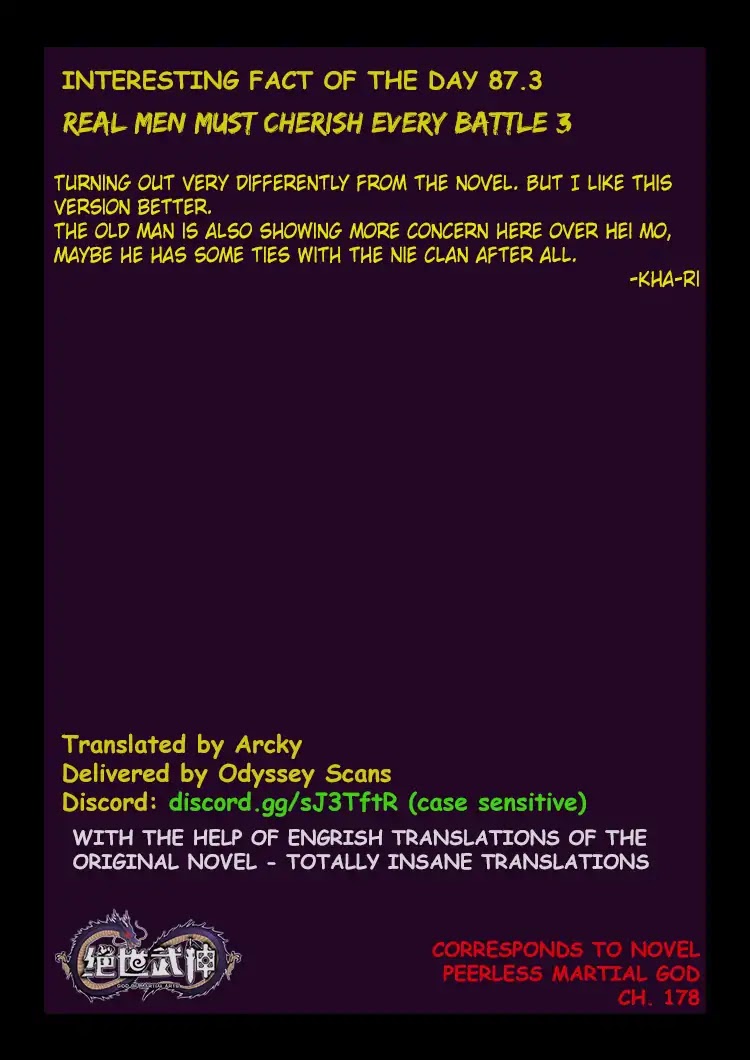 God of Martial Arts Chapter 87.3 page 9 - Chapter 87.3: Real Men Must Cherish Every Battle(3)