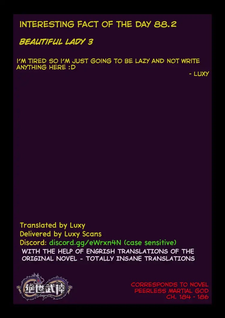 God of Martial Arts Chapter 88.3 page 10 - Chapter 88.3: Beautiful Lady (3)