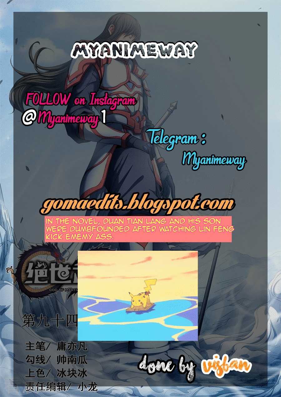 God of Martial Arts Chapter 94.3 page 10 - Chapter 94.3: Red Blood Sword(3)