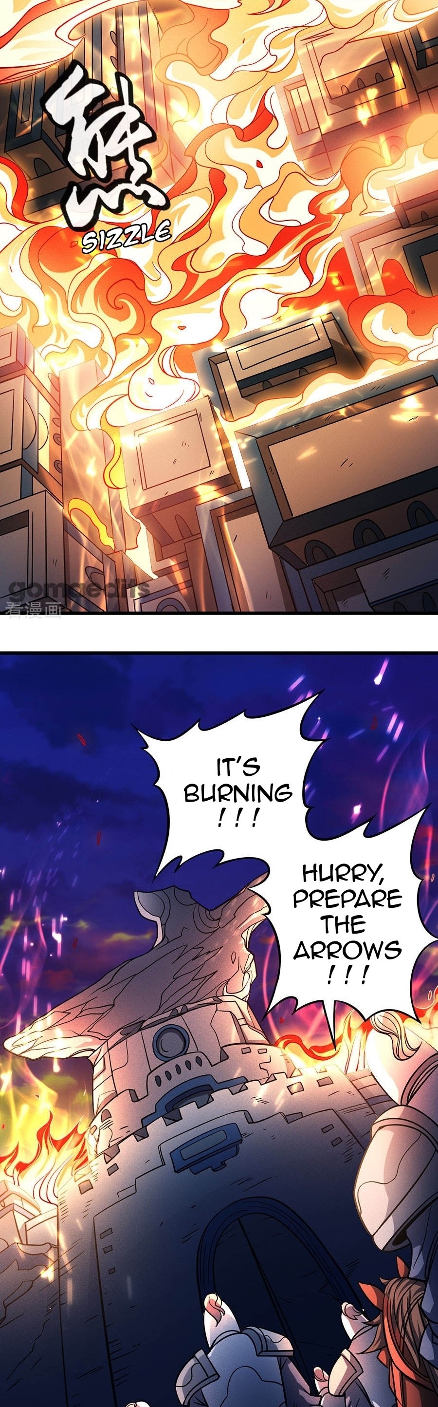 God of Martial Arts Chapter 97.1 page 12 - Chapter 97.1: The City On Fire(1)