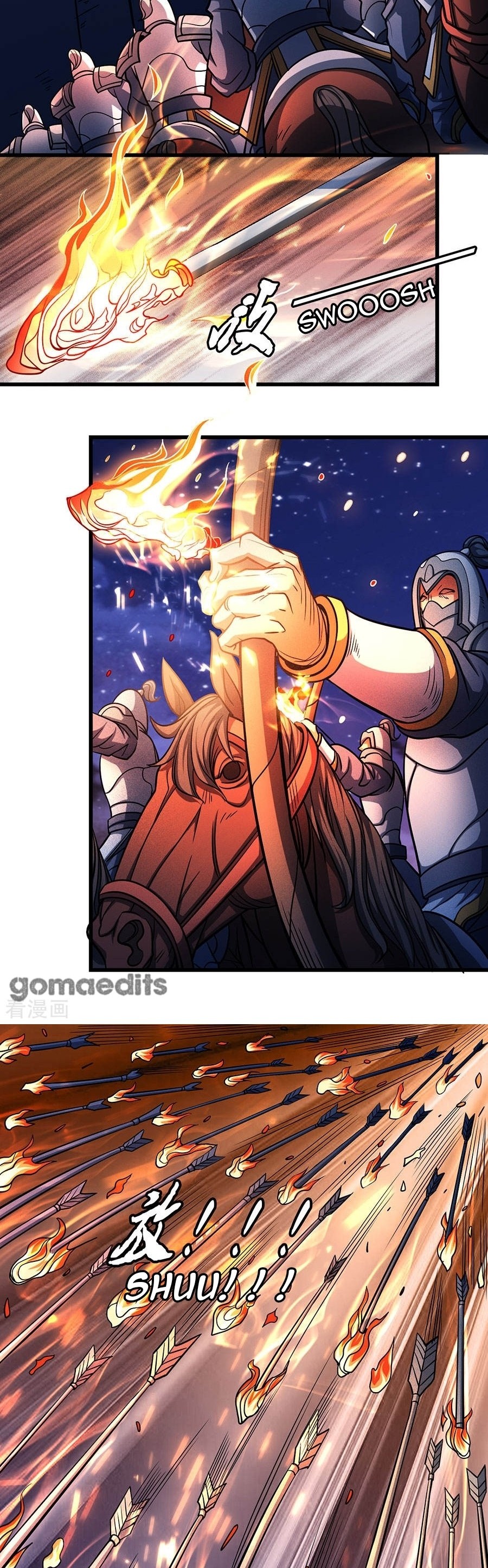 God of Martial Arts Chapter 97.1 page 13 - Chapter 97.1: The City On Fire(1)