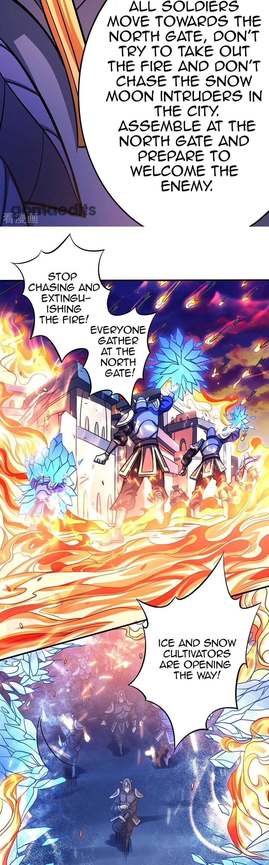 God of Martial Arts Chapter 97.1 page 16 - Chapter 97.1: The City On Fire(1)