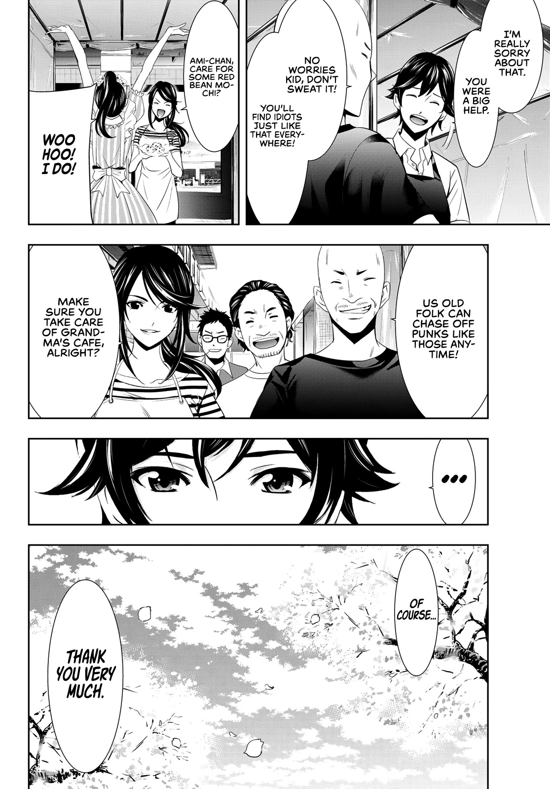 Goddess Café Terrace Chapter 10 page 13 - Chapter 10: Cherry Blossom Festival!