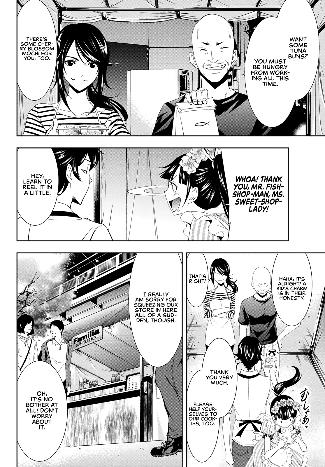Goddess Café Terrace Chapter 10 page 3 - Chapter 10: Cherry Blossom Festival!