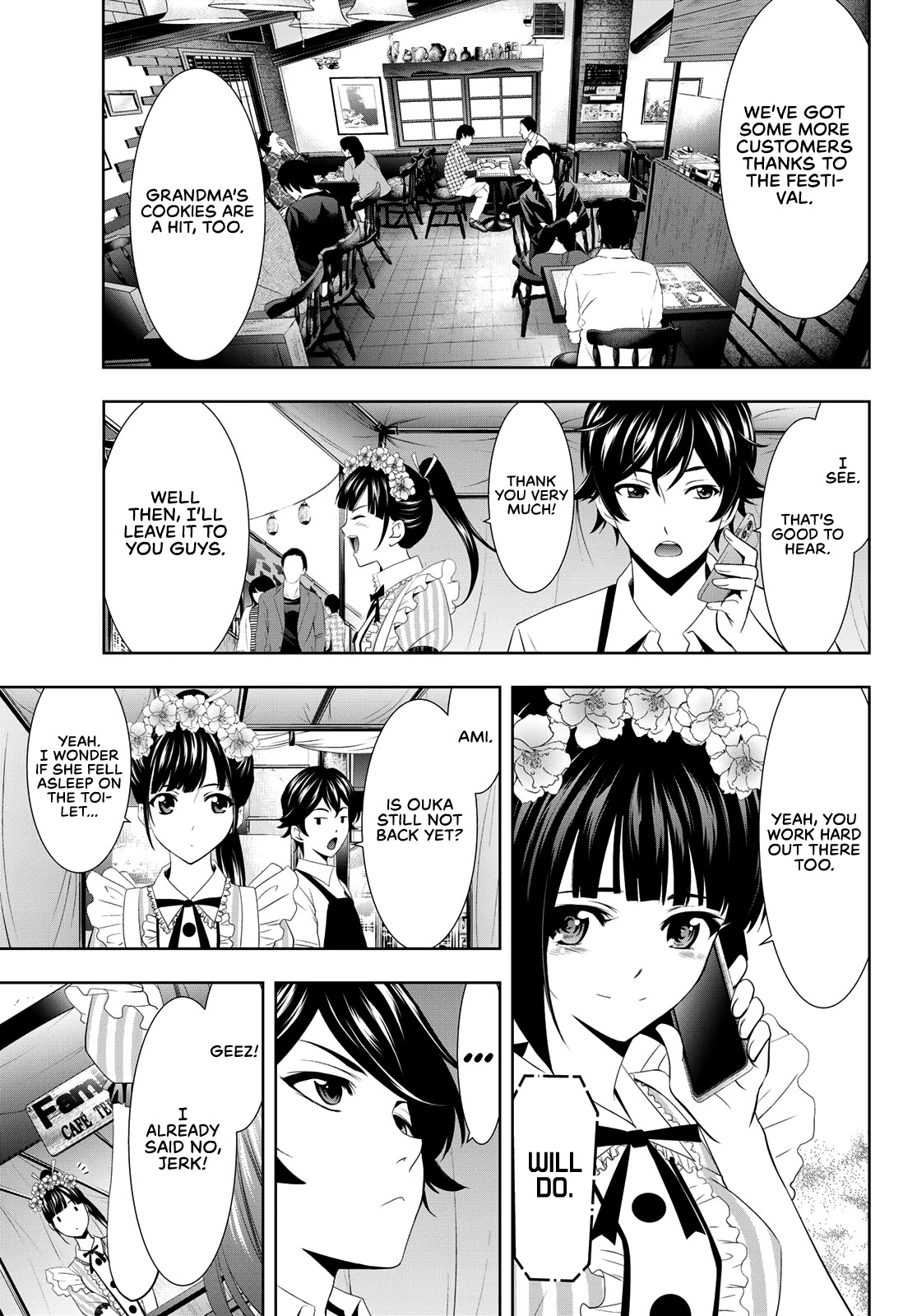 Goddess Café Terrace Chapter 10 page 8 - Chapter 10: Cherry Blossom Festival!