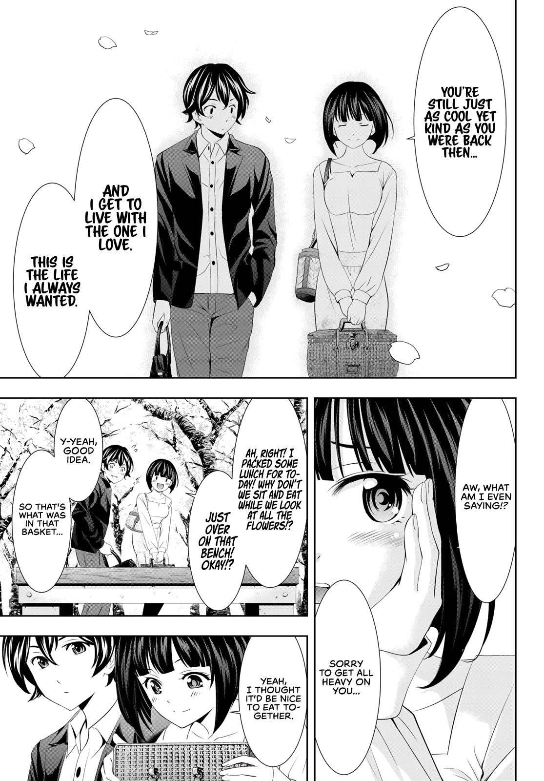 Goddess Café Terrace Chapter 103 page 12 - Chapter 103: To Shiragiku’s Family Home!
