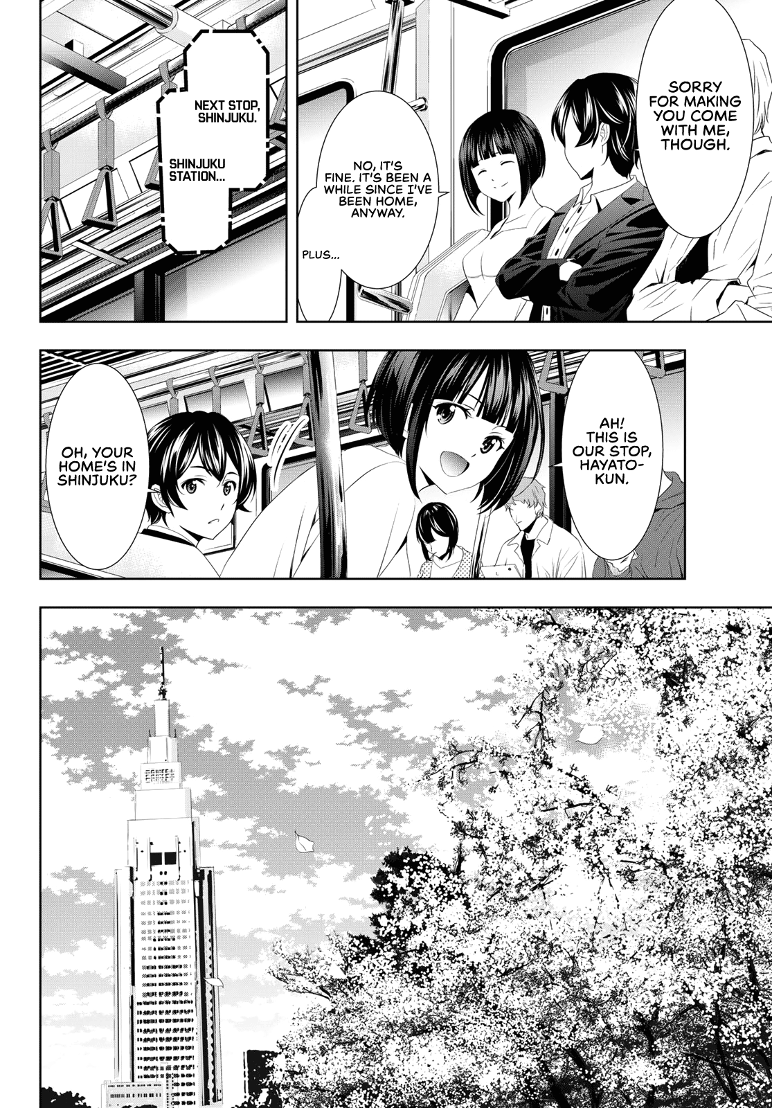 Goddess Café Terrace Chapter 103 page 5 - Chapter 103: To Shiragiku’s Family Home!