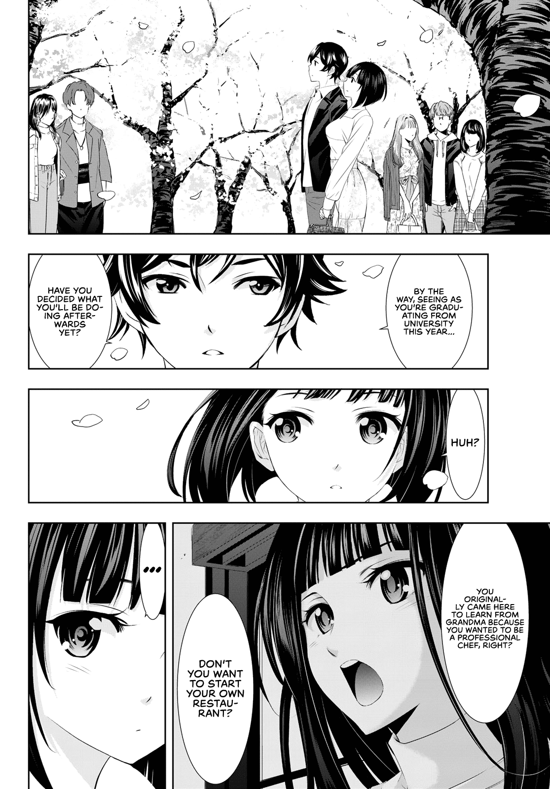 Goddess Café Terrace Chapter 103 page 9 - Chapter 103: To Shiragiku’s Family Home!