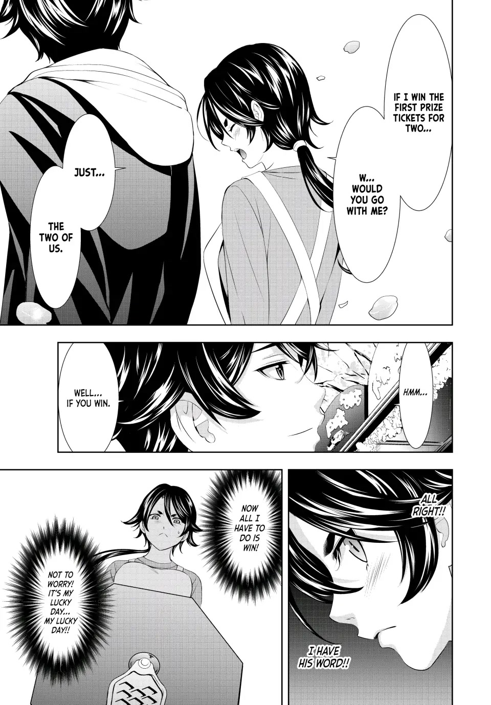 Goddess Café Terrace Chapter 106 page 13 - Chapter 106: A Fateful Raffle