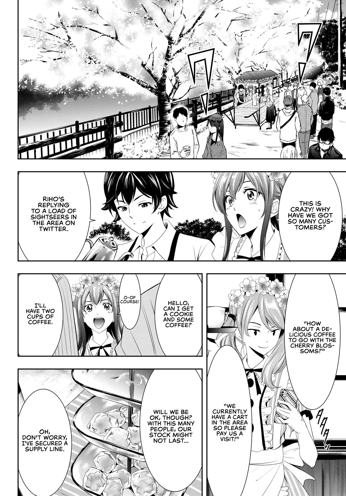 Goddess Café Terrace Chapter 11 page 5 - Chapter 11: Mark Zero!