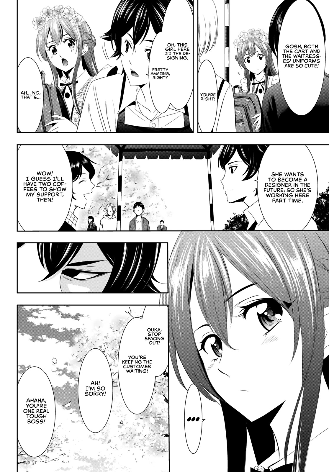 Goddess Café Terrace Chapter 11 page 7 - Chapter 11: Mark Zero!