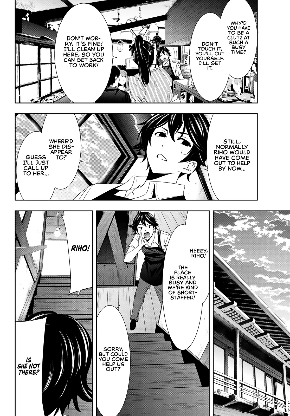 Goddess Café Terrace Chapter 14 page 5 - Chapter 14: Two Months In!