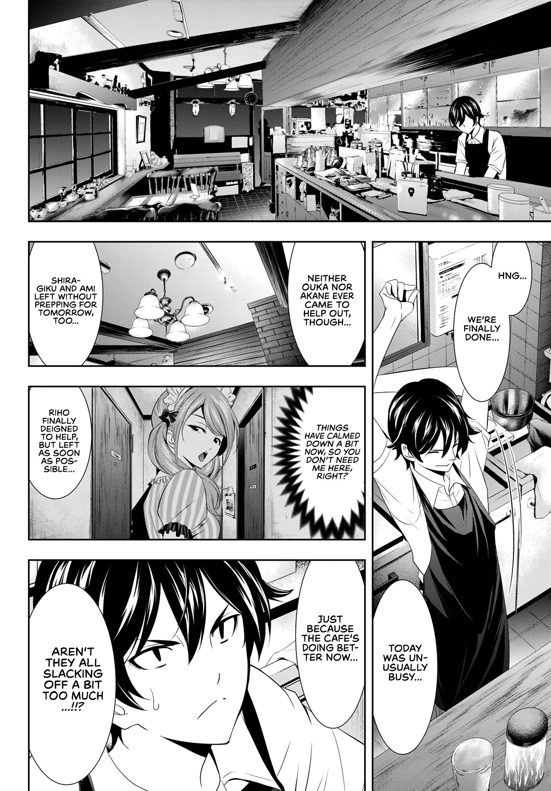Goddess Café Terrace Chapter 14 page 9 - Chapter 14: Two Months In!