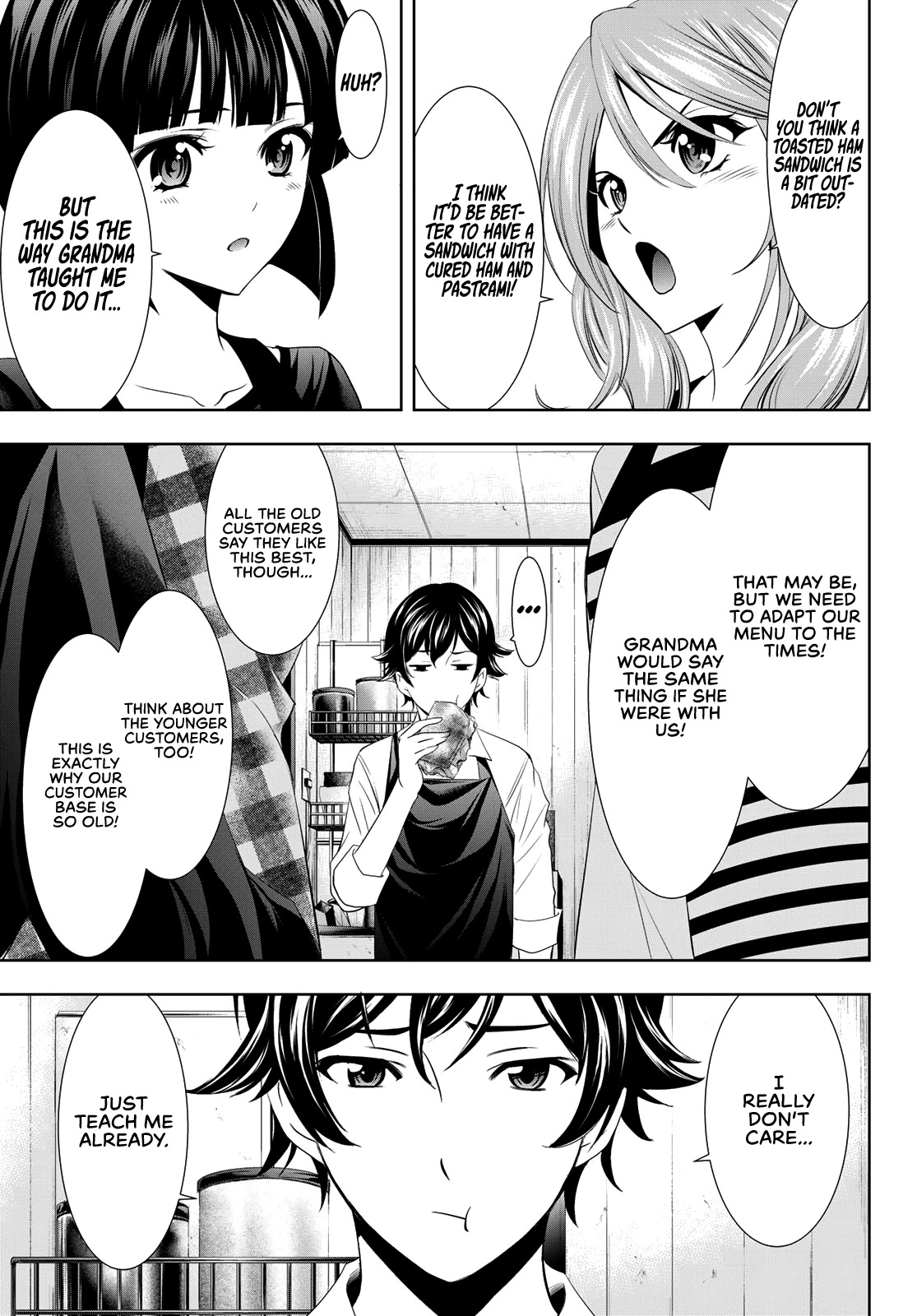 Goddess Café Terrace Chapter 15 page 10 - Chapter 15: The Sandwich War!