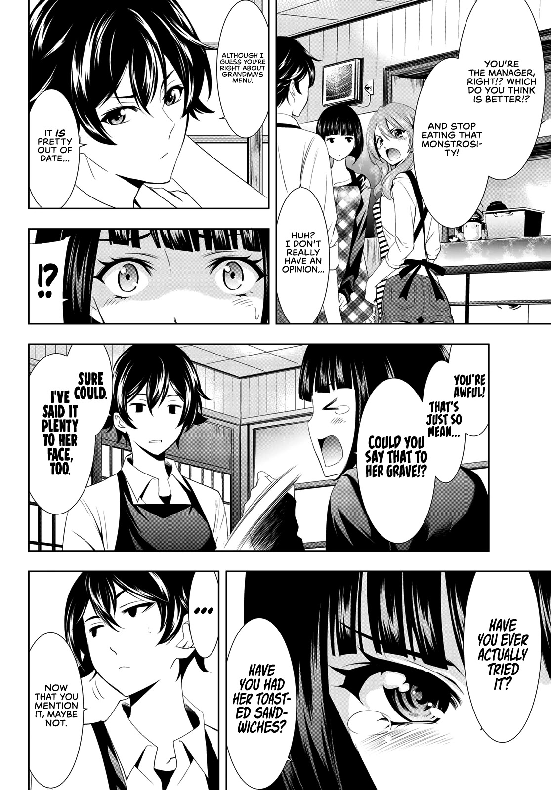 Goddess Café Terrace Chapter 15 page 11 - Chapter 15: The Sandwich War!