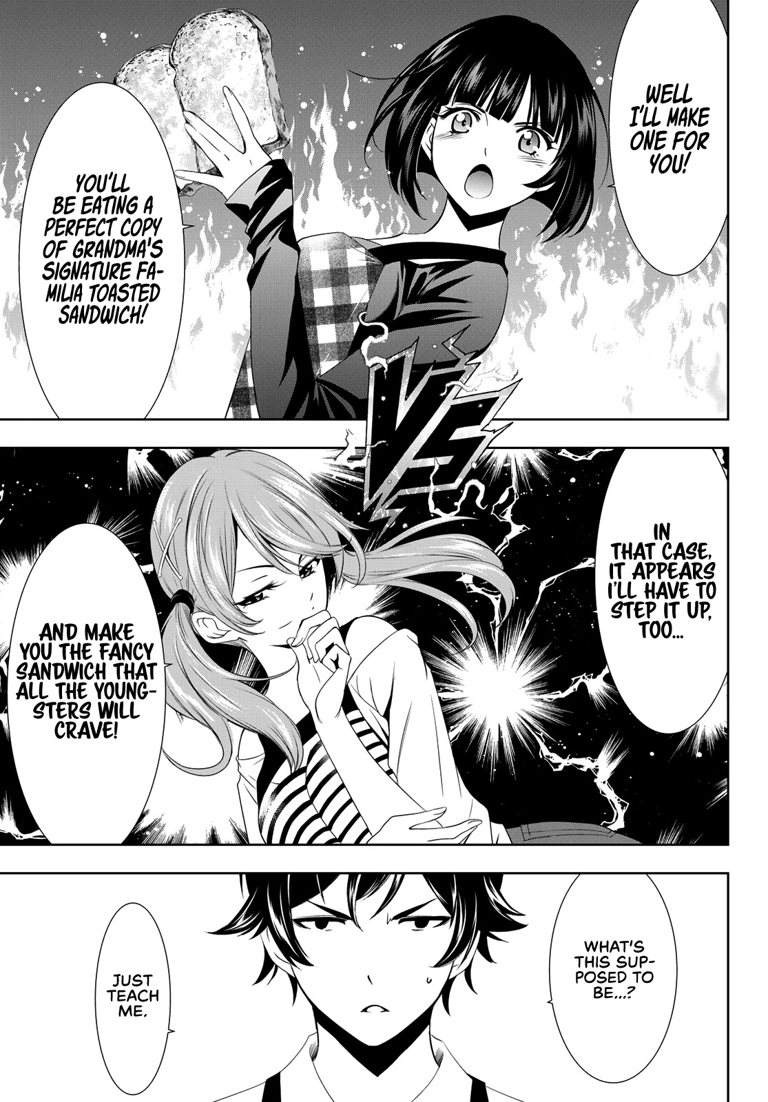 Goddess Café Terrace Chapter 15 page 12 - Chapter 15: The Sandwich War!