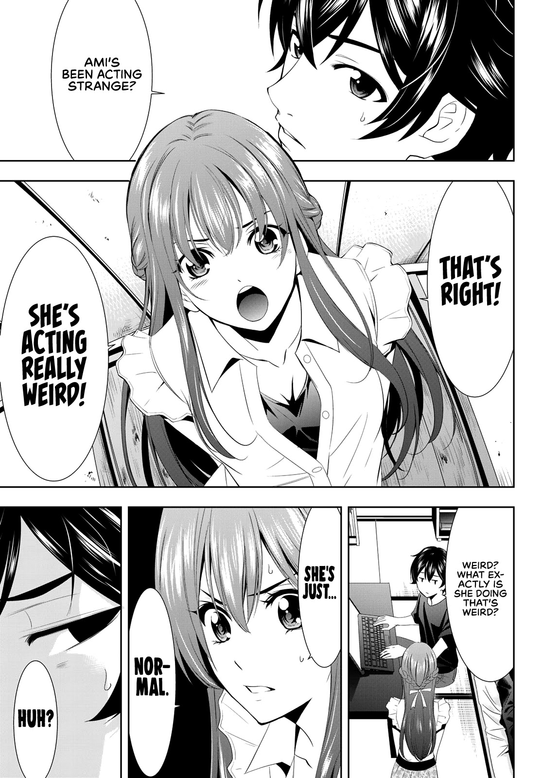 Goddess Café Terrace Chapter 16 page 4 - Chapter 16: I Wanna Be Stronger!
