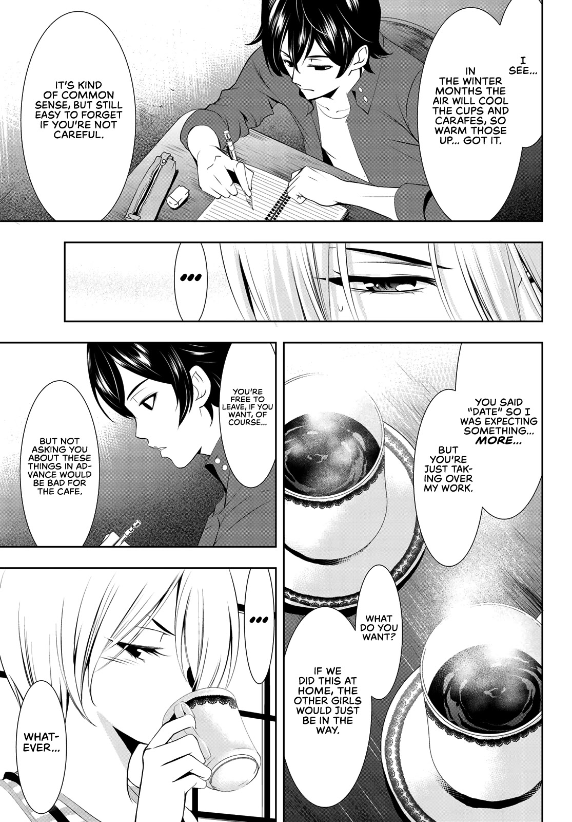 Goddess Café Terrace Chapter 18 page 4 - Chapter 18: Dates and Truths