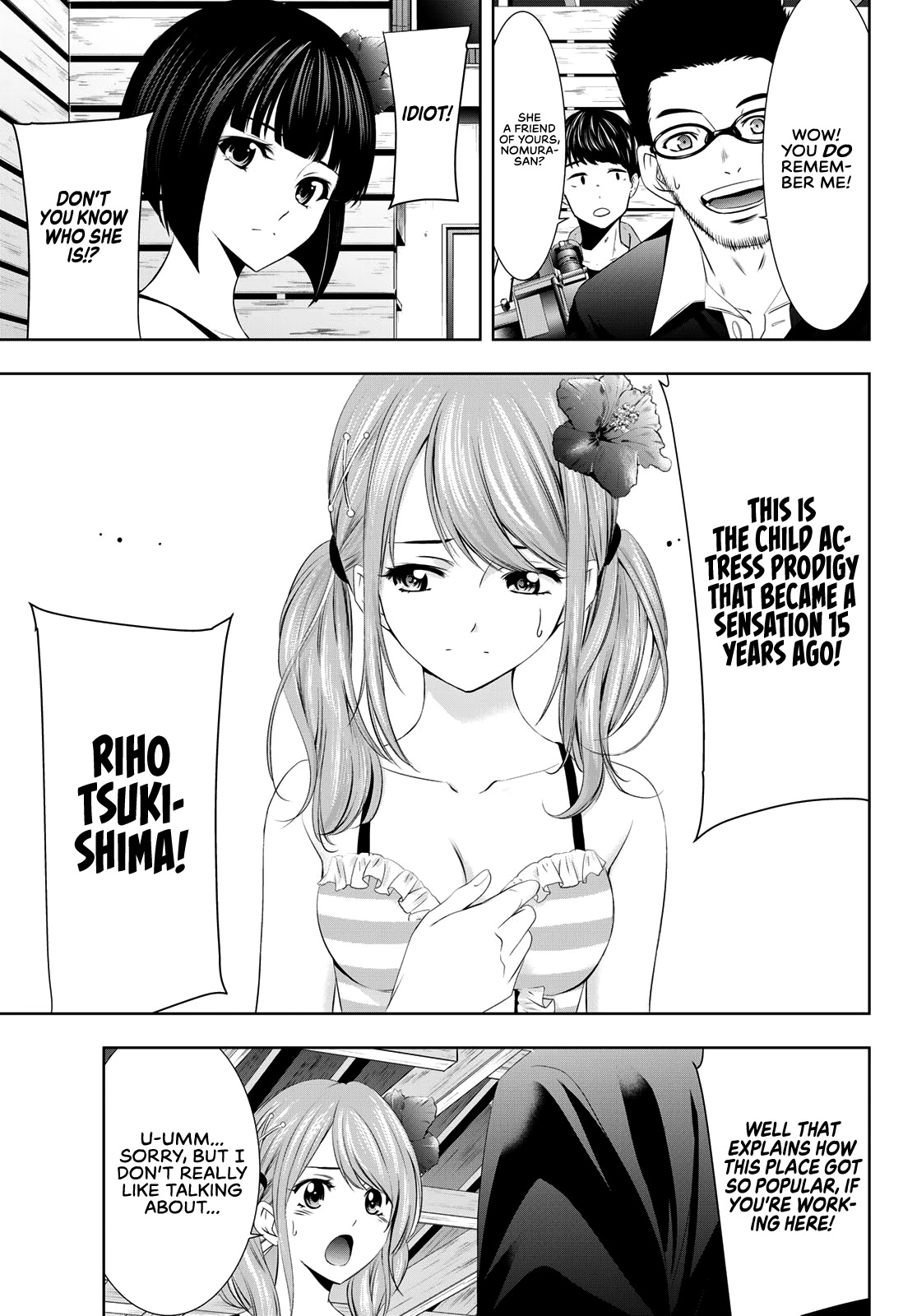 Goddess Café Terrace Chapter 25 page 14 - Chapter 25: Riho and Her Past