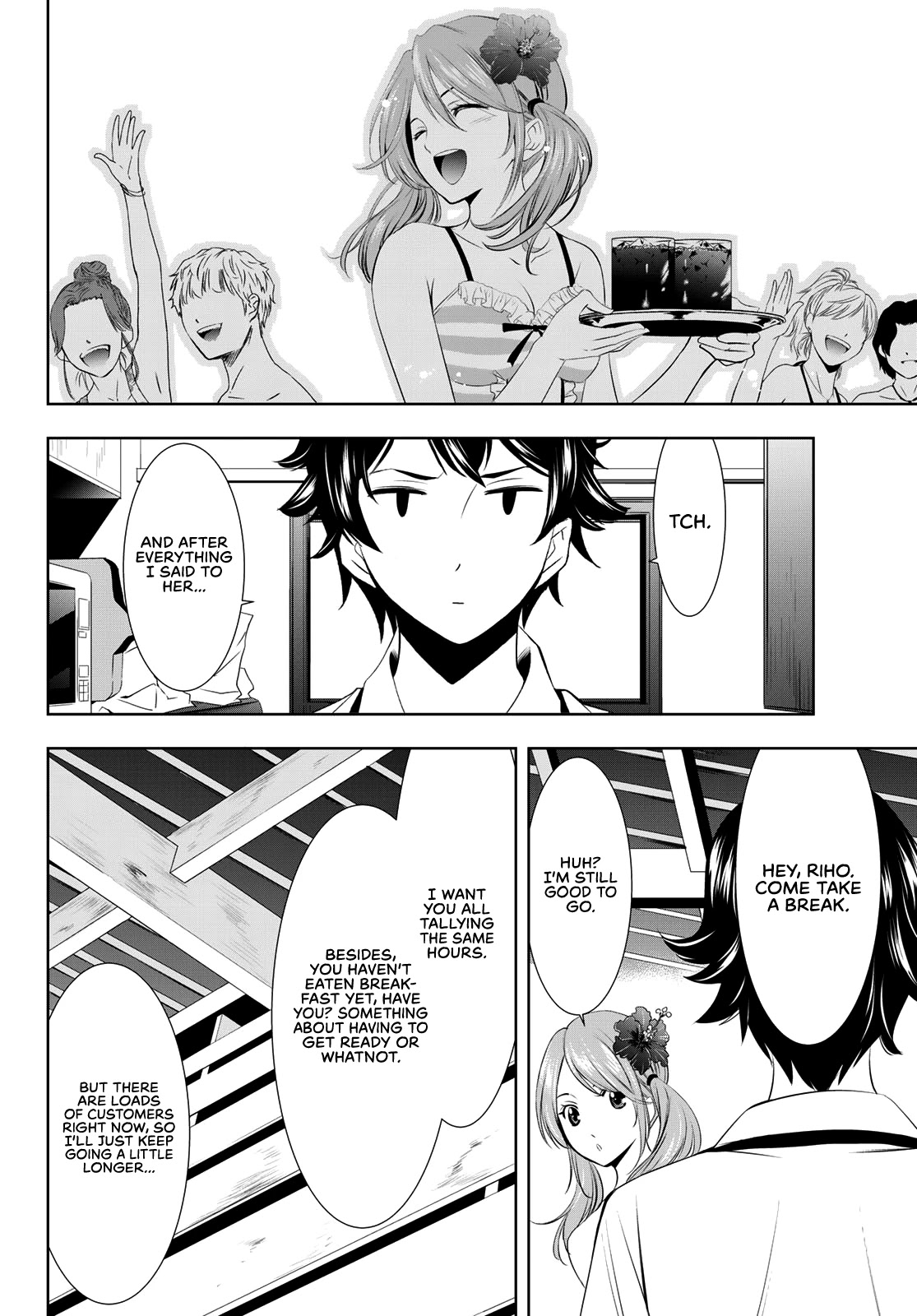 Goddess Café Terrace Chapter 25 page 7 - Chapter 25: Riho and Her Past