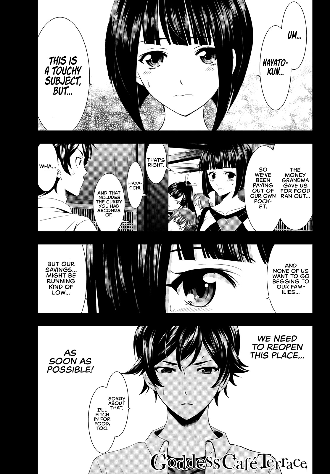 Goddess Café Terrace Chapter 3 page 2 - Chapter 3: Pre-Opening