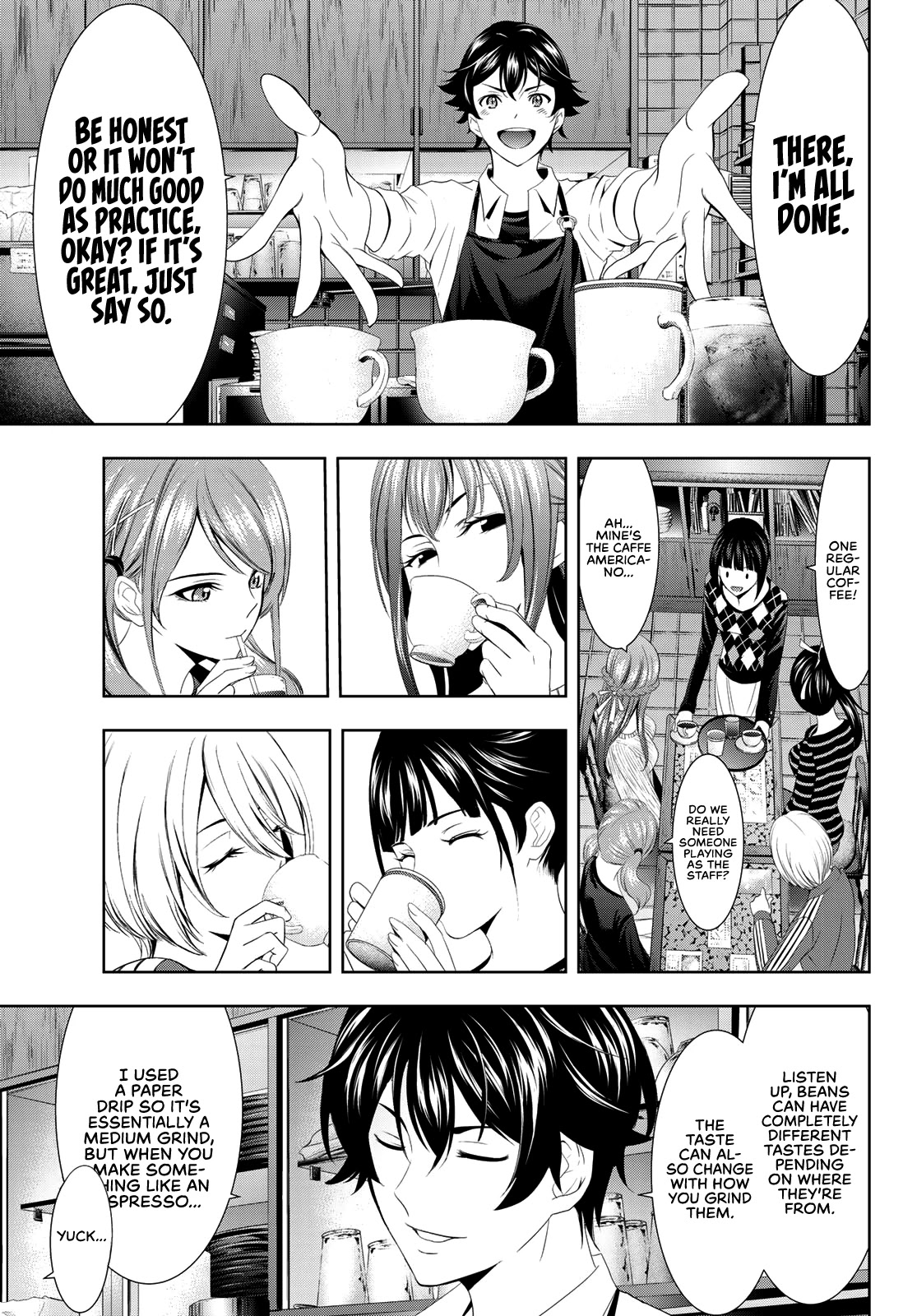 Goddess Café Terrace Chapter 3 page 6 - Chapter 3: Pre-Opening