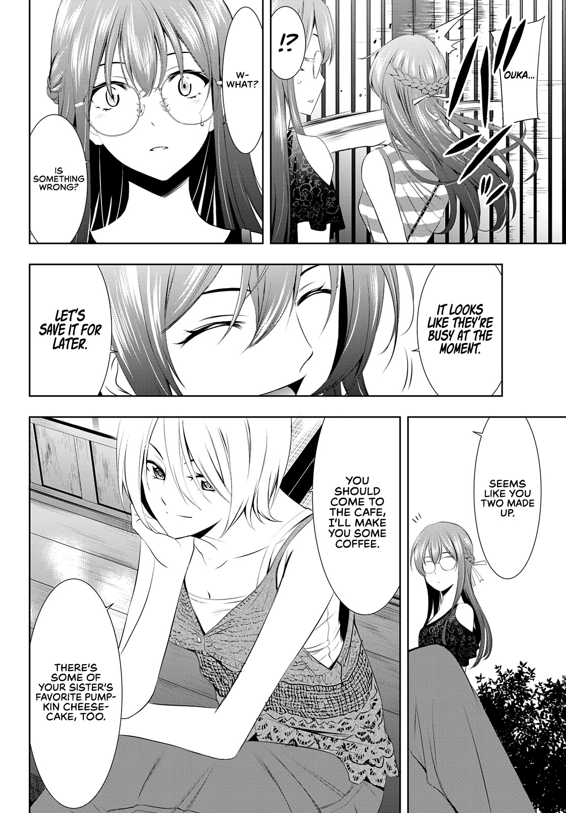 Goddess Café Terrace Chapter 33 page 10 - Chapter 33: Ouka and Kikka