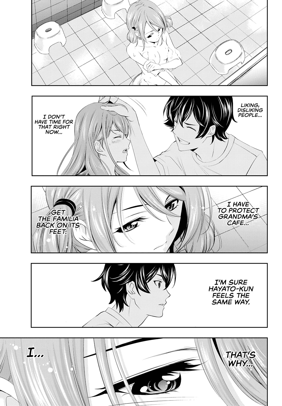 Goddess Café Terrace Chapter 37 page 16 - Chapter 37: Wavering in the Water