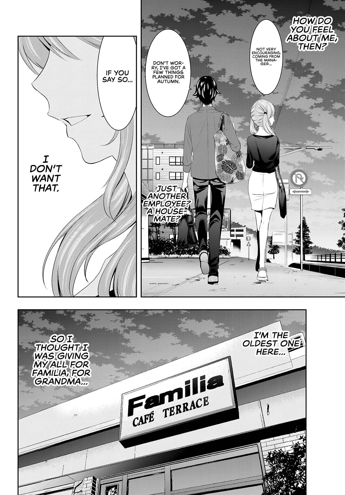Goddess Café Terrace Chapter 38 page 13 - Chapter 38: Walking Home Together, Just The Two Of Us