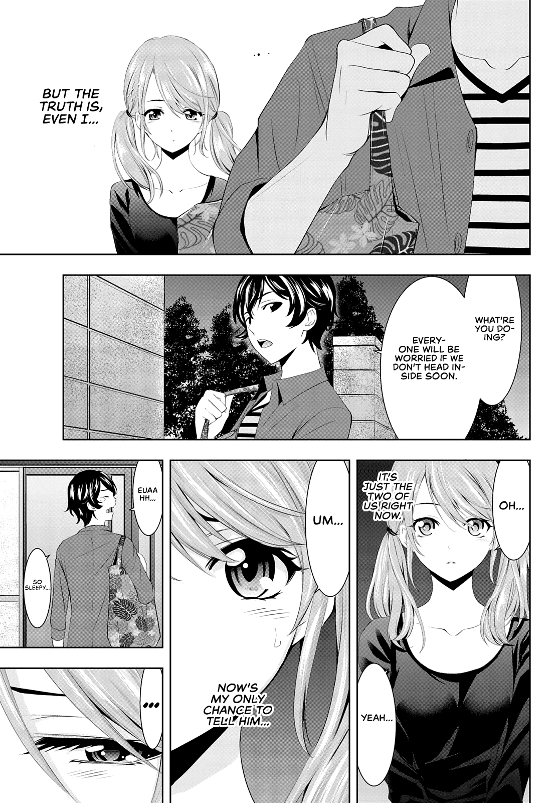 Goddess Café Terrace Chapter 38 page 14 - Chapter 38: Walking Home Together, Just The Two Of Us