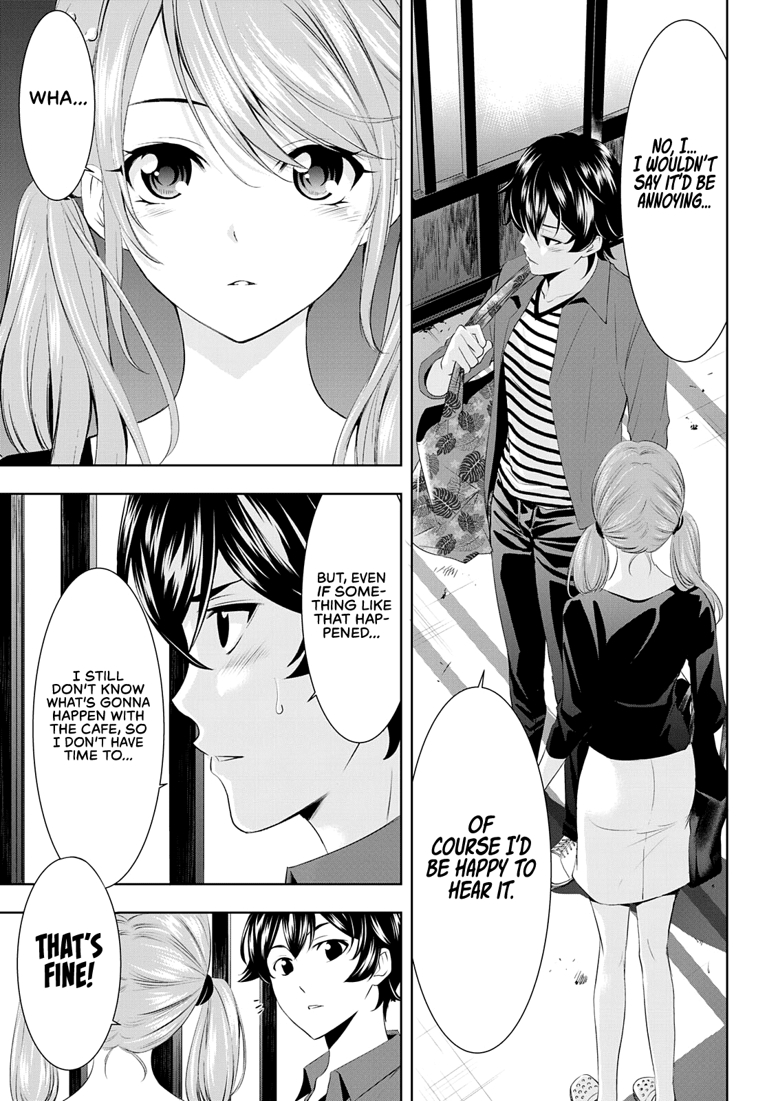 Goddess Café Terrace Chapter 38 page 17 - Chapter 38: Walking Home Together, Just The Two Of Us