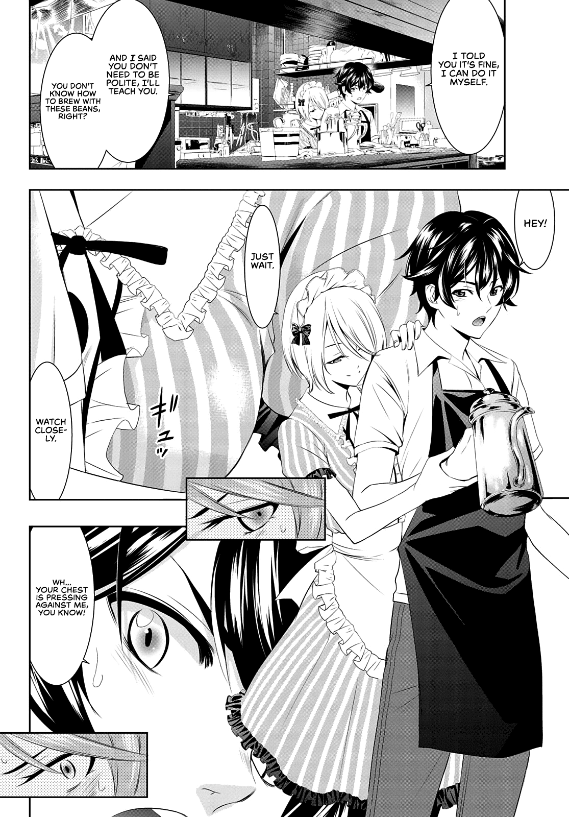 Goddess Café Terrace Chapter 39 page 8 - Chapter 39: Fireworks of Love