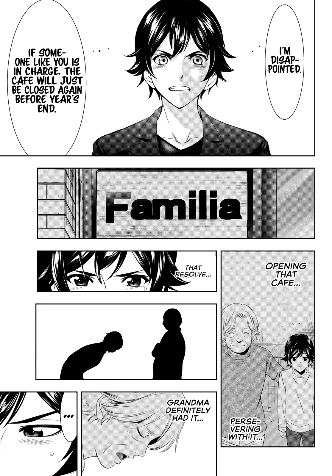 Goddess Café Terrace Chapter 4 page 14 - Chapter 4: Courtesy Call