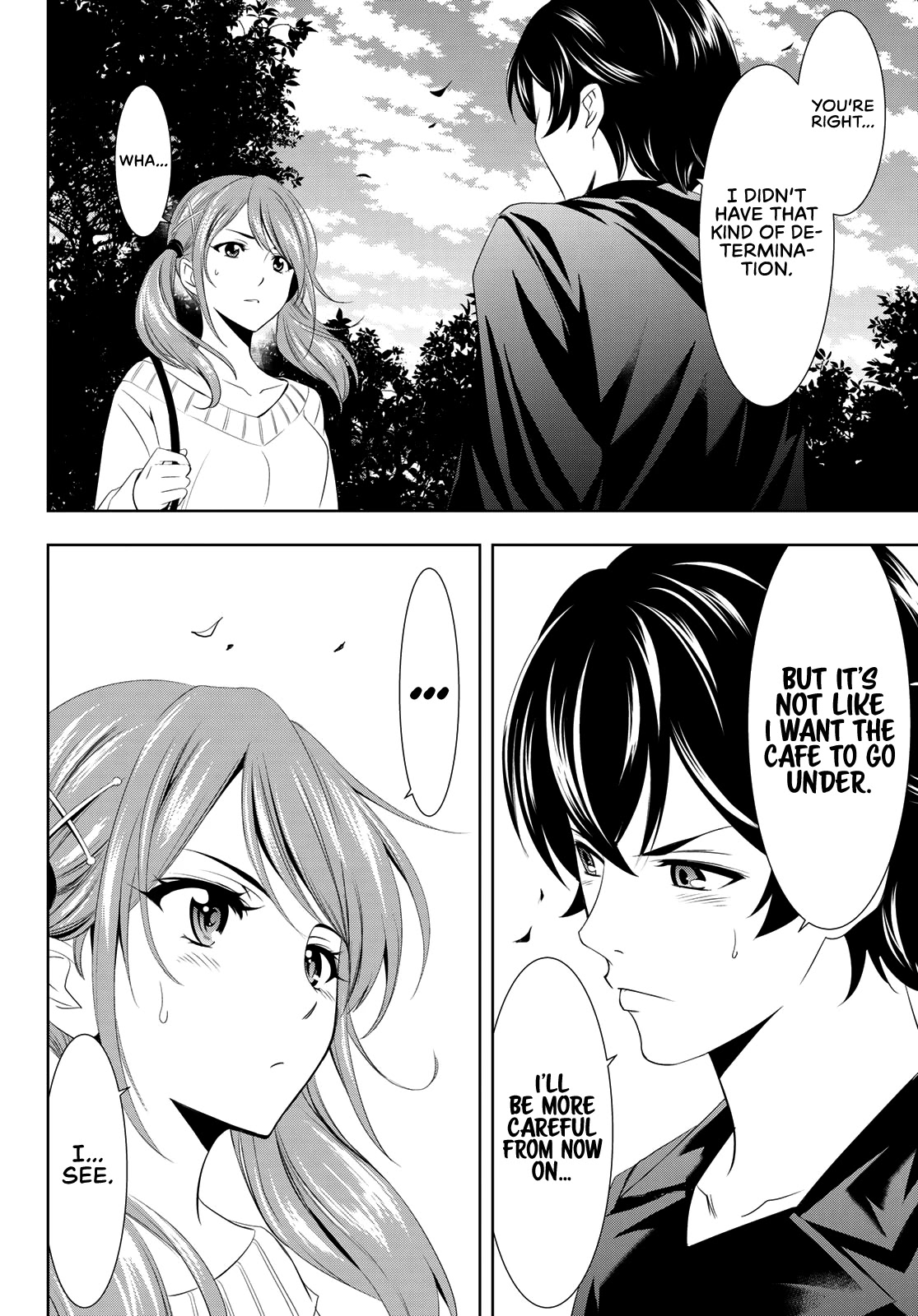 Goddess Café Terrace Chapter 4 page 15 - Chapter 4: Courtesy Call