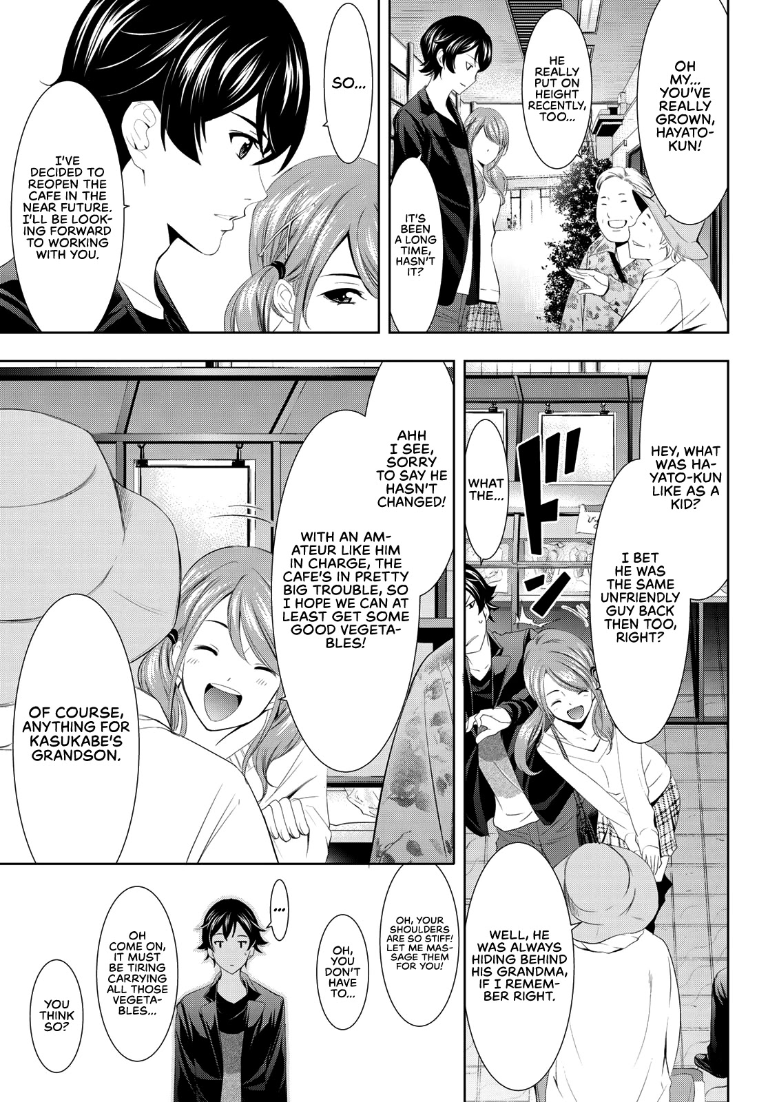 Goddess Café Terrace Chapter 4 page 8 - Chapter 4: Courtesy Call