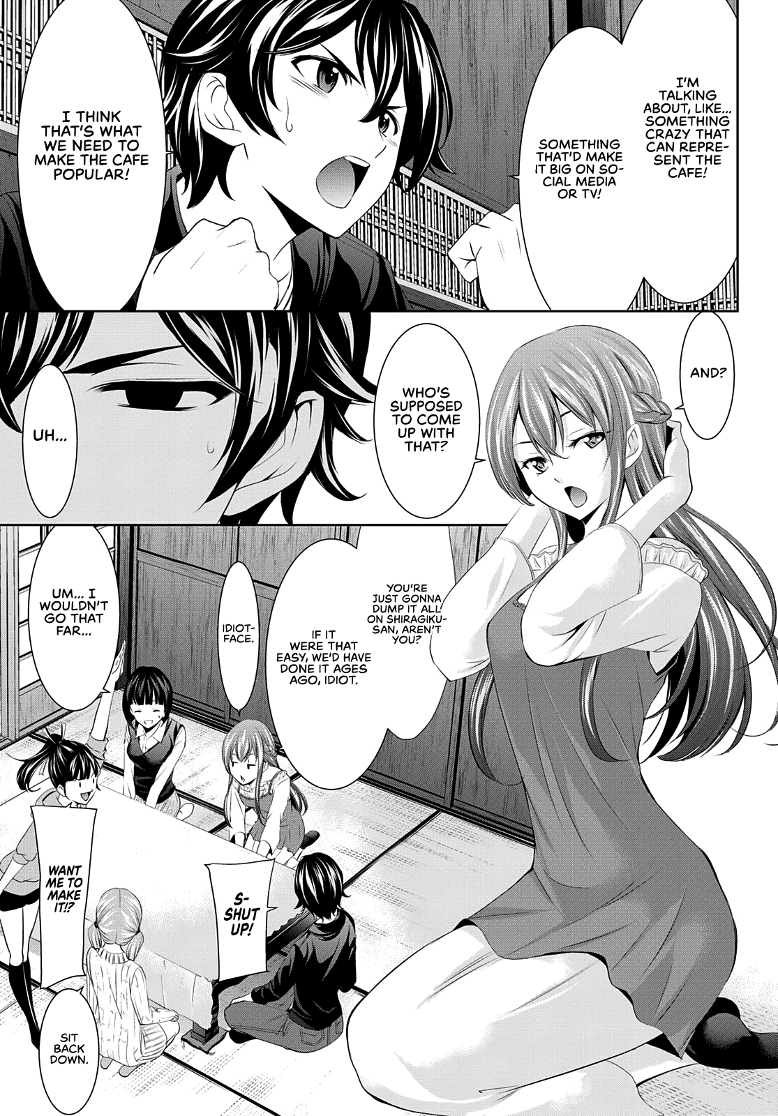 Goddess Café Terrace Chapter 40 page 4 - Chapter 40: Yet Another New Menu!