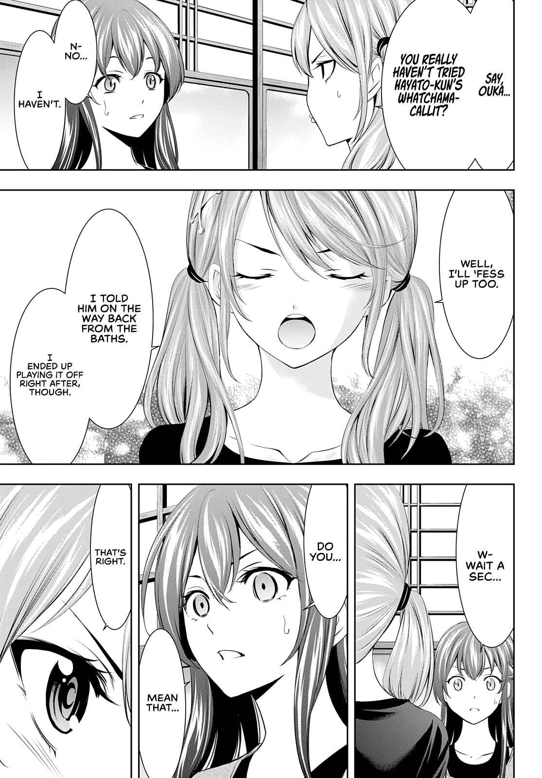 Goddess Café Terrace Chapter 45 page 14 - Chapter 45: Ouka and the Decency Police