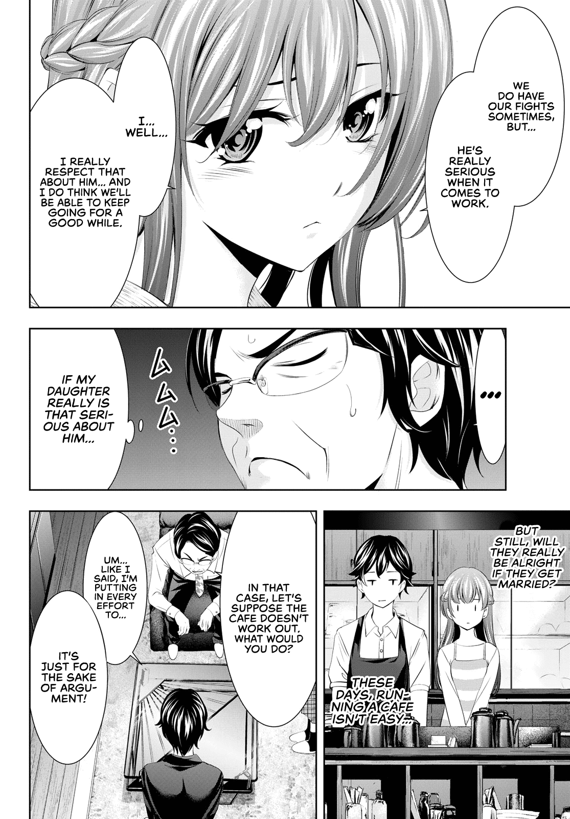 Goddess Café Terrace Chapter 48 page 11 - Chapter 48: Father and Manager