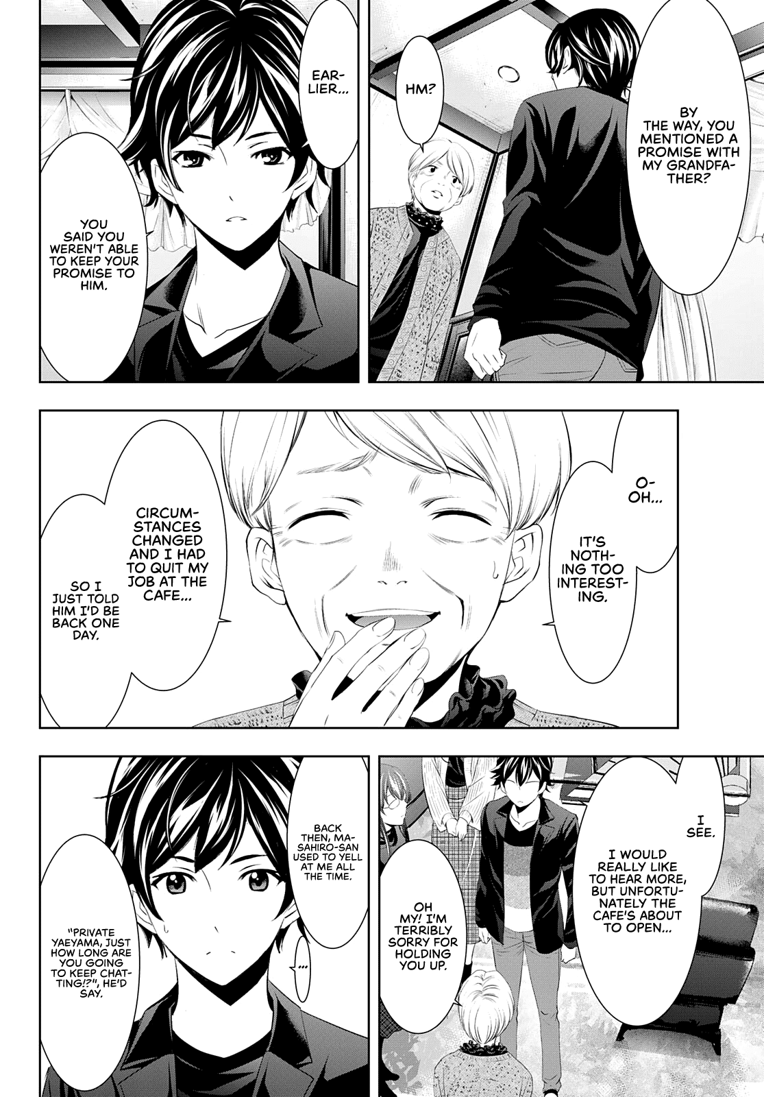 Goddess Café Terrace Chapter 49 page 7 - Chapter 49: A Bolt Out of the Blue
