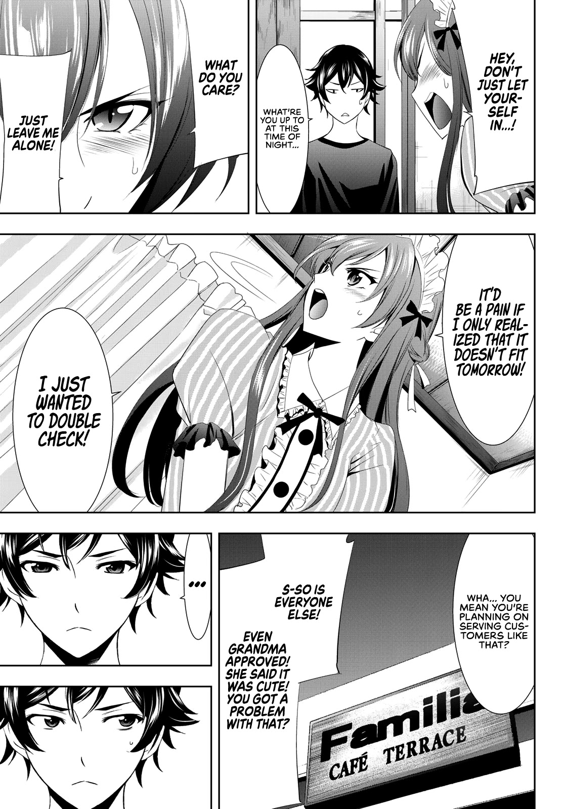 Goddess Café Terrace Chapter 5 page 12 - Chapter 5: Cats and Dogs