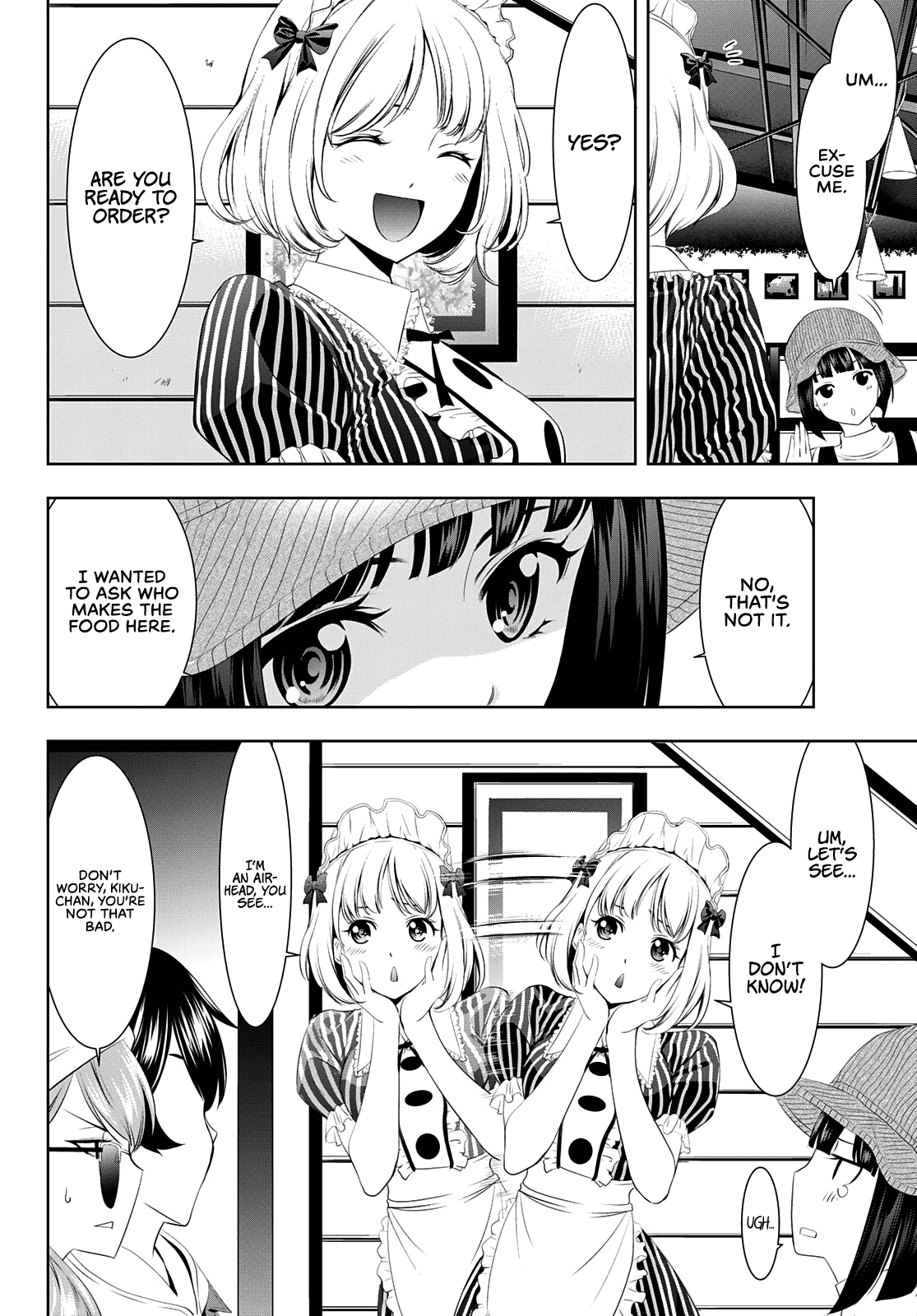 Goddess Café Terrace Chapter 50 page 11 - Chapter 50: Reconnaissance Mission!