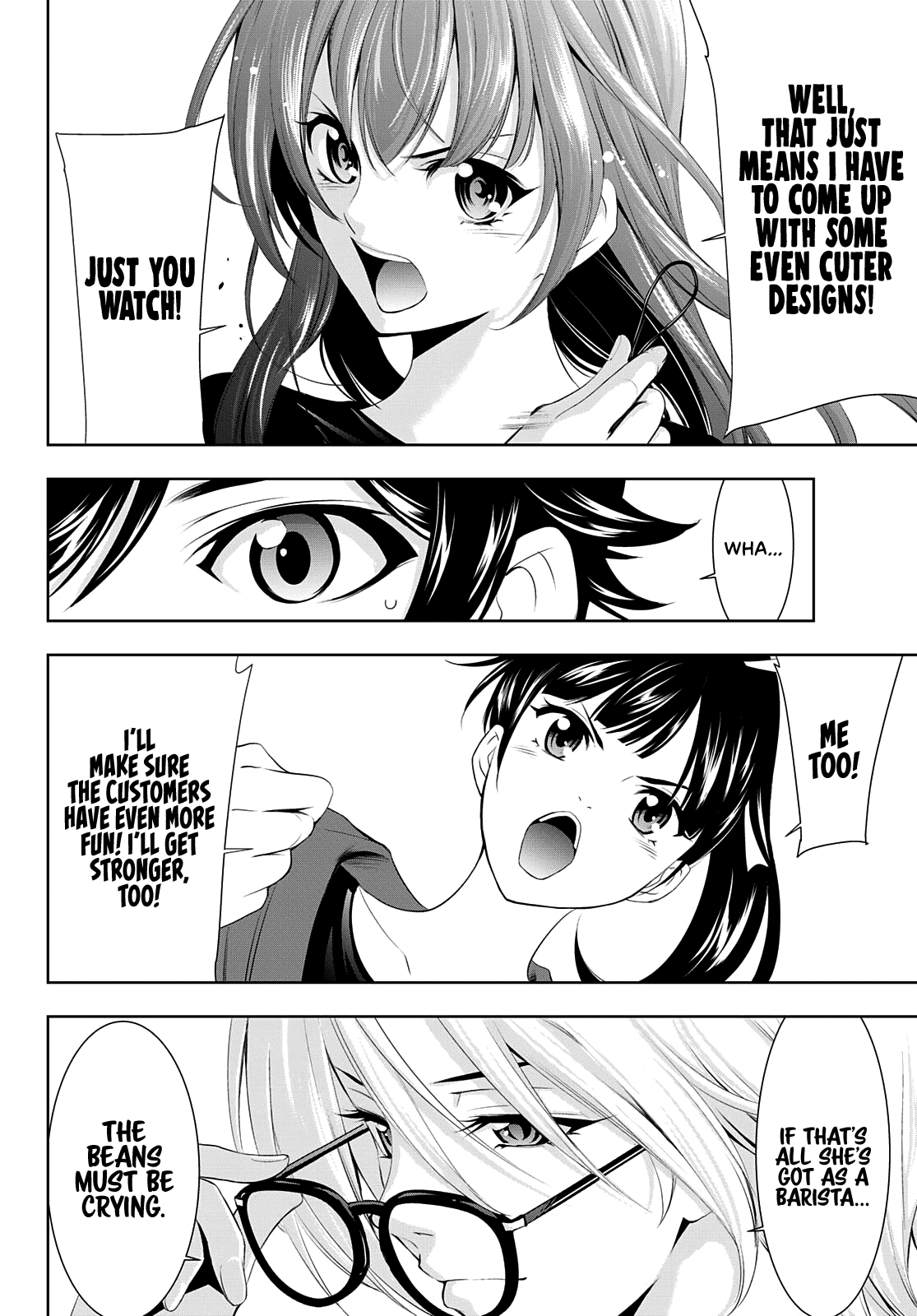 Goddess Café Terrace Chapter 50 page 17 - Chapter 50: Reconnaissance Mission!