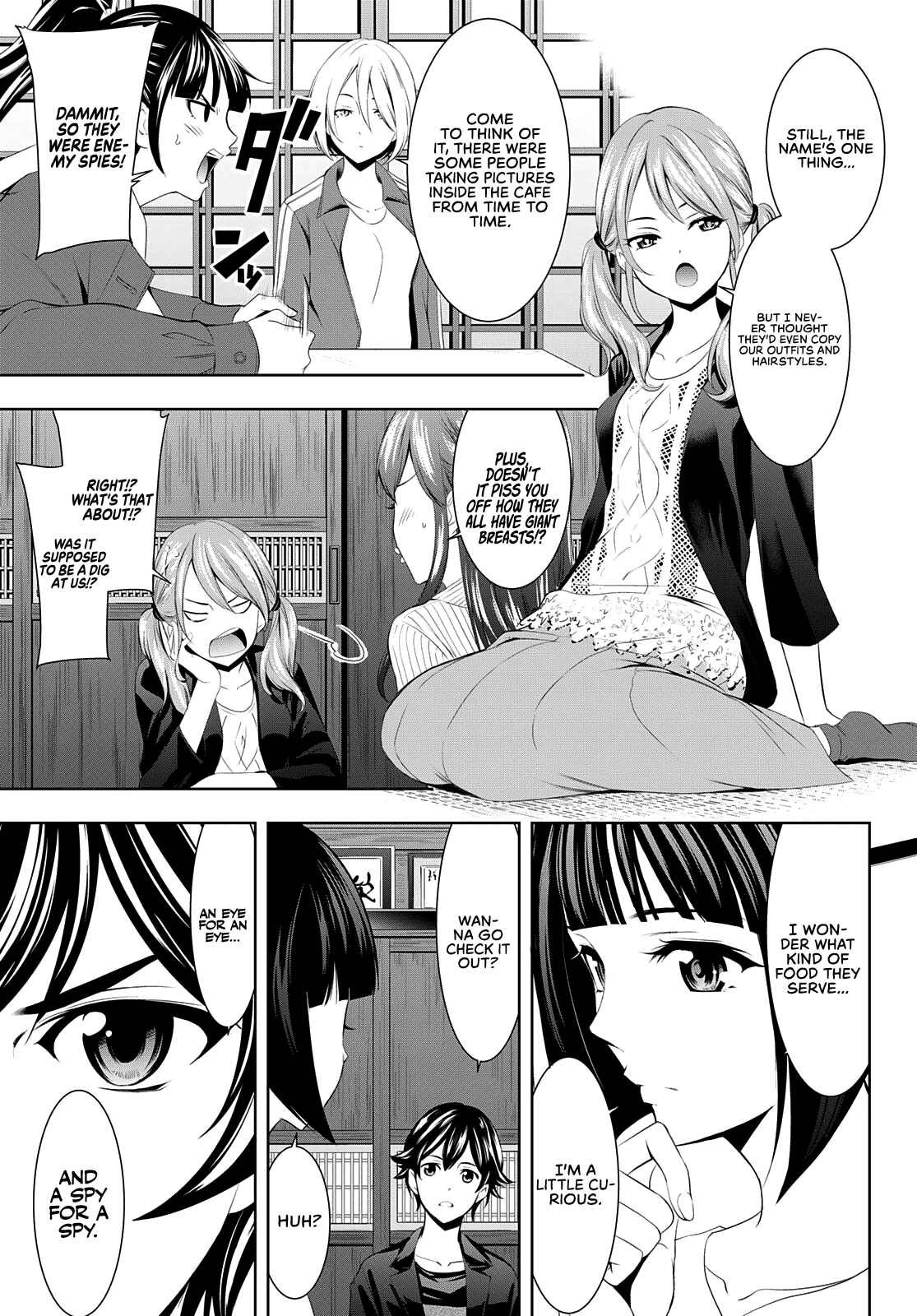 Goddess Café Terrace Chapter 50 page 4 - Chapter 50: Reconnaissance Mission!