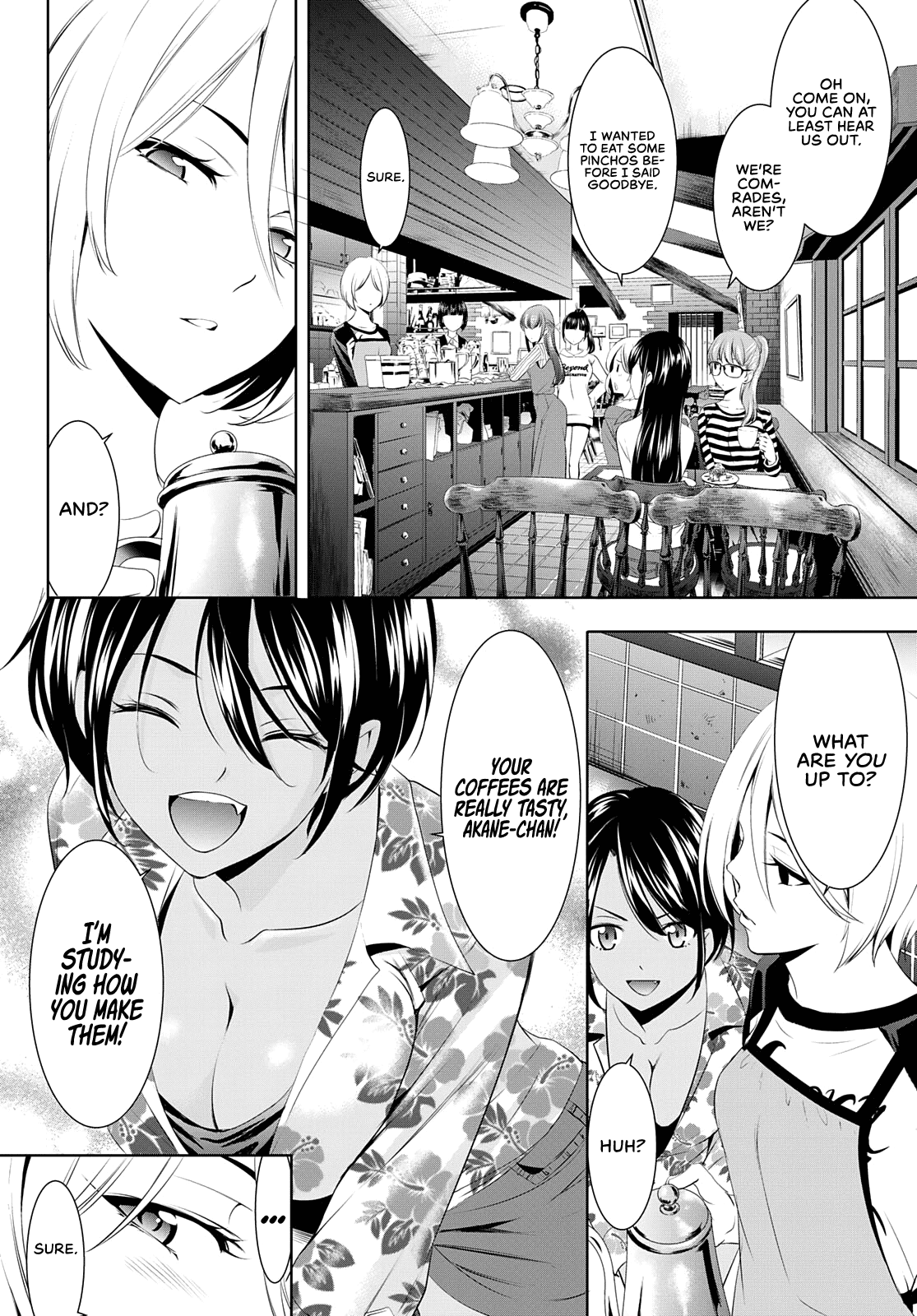 Goddess Café Terrace Chapter 54 page 5 - Chapter 54: The Future of the Five Girls