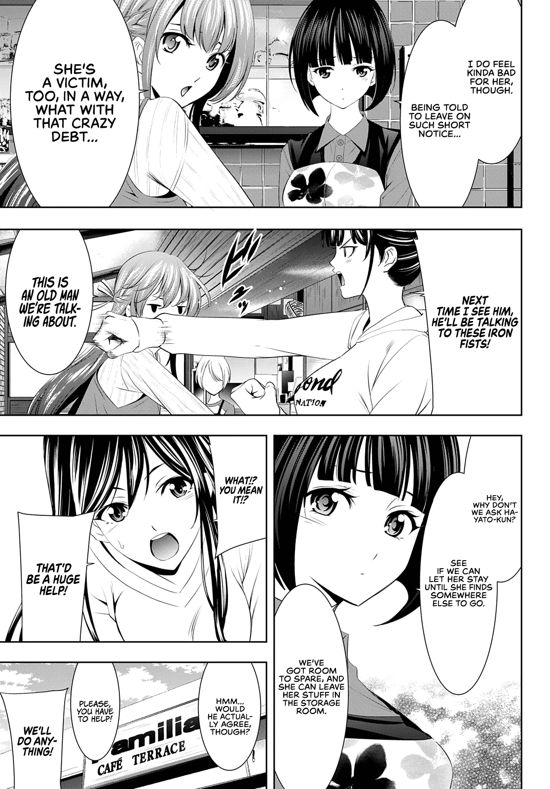 Goddess Café Terrace Chapter 54 page 6 - Chapter 54: The Future of the Five Girls