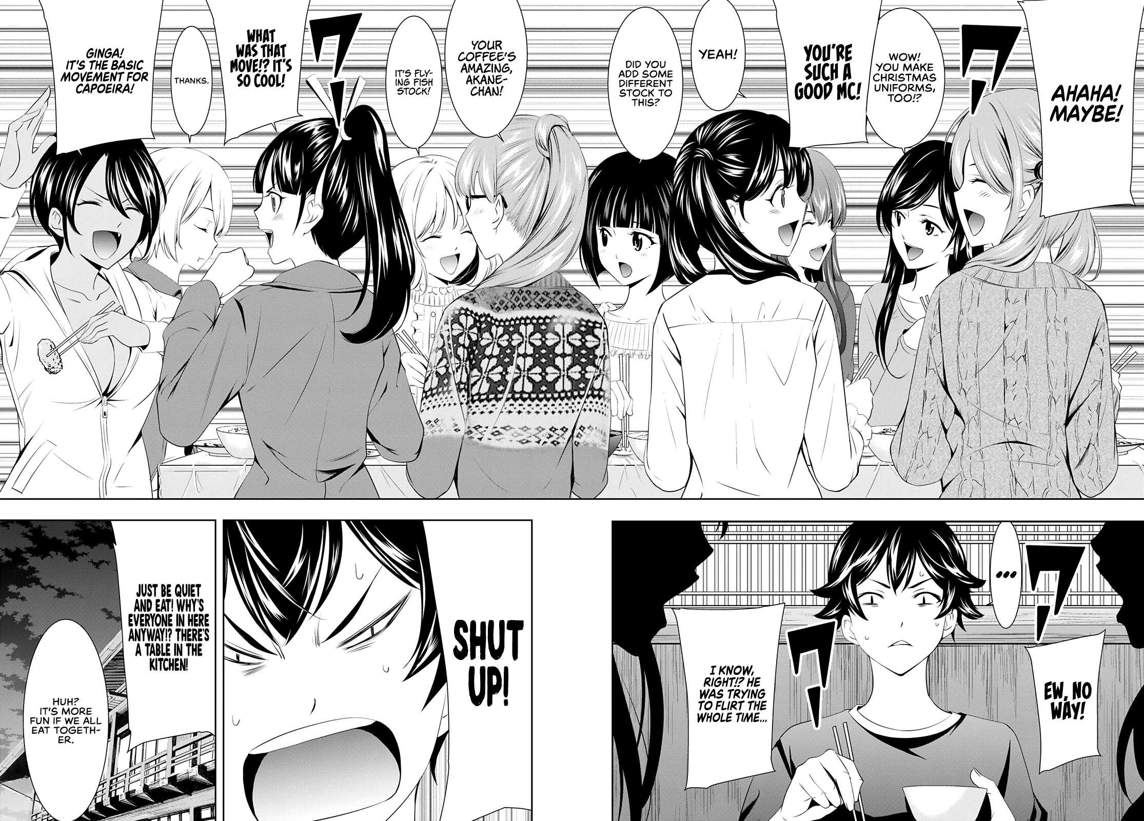 Goddess Café Terrace Chapter 55 page 13 - Chapter 55: Eleven Boys and Girls Under One Roof